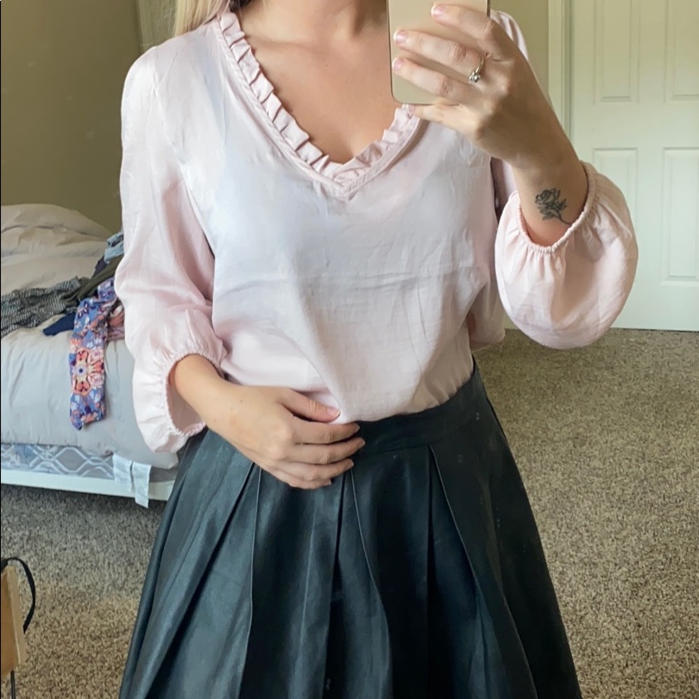 Super soft and comfortable pink tunic shirt